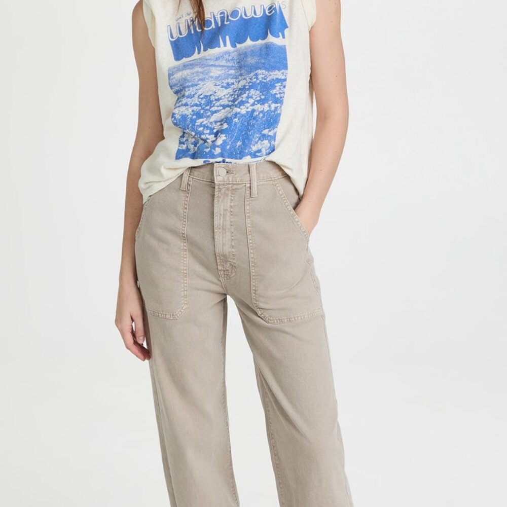 Mother the Wrapper Patch Springy Pants
